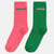 Pink + green