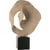 Beige Sable Sur Socle Noir