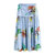 Bleu Motif Fleurs