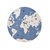 Bleu / Multicolore