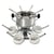 Blanc,Inox