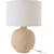Beige Naturel Et Abat Jour Blanc Cassé