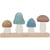 Blanc, Bleu, Multicolore, Marron