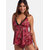 Imp Cachemire Fond Rouge
