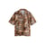 Marron Motif Floral