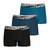 Zwart + blauw + blauw