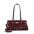 Burgundy-Croc Leather
