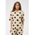 Beige Whitecap/Black Dot