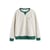 Blanc/Vert Écru