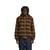 Marron Brushed Plaid Mole