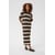 Marron Coffee Bean/Turtledove Stripe