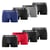 Noir/Gris Chiné/Rouge/Bleu Foncé