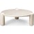 Beige Clair Effet Marbre Brillant