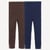 Marron + Bleu Marine