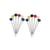 Noir,Vert,Blanc,Rouge,Bleu,Jaune,Inox