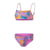 Violet / Jaune Floral