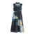 Imprimé Floral Bleu Marine