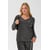 Argent Silver Black Glitter