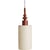 Rouge Tuile Brillant Et Beige