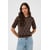 Marron Brown/Chalk Harlequin Check