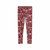 Printed burgundy