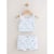 Blanc/Bleu Ditsy Floral