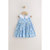 Bleu Motif Fleurs