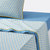 Turquoise blue/white/yellow
