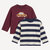 Rayures + Bordeaux