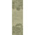 Strofinaccio Garnier Thiebaut Jardin Spirituel, Colore Verde, 56x77 Cm, 100% Cotone Jacquard, Con Gancio