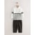 Zip Gris/Blanc