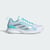 Cloud White / Silver Metallic / Flash Aqua