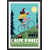 Affiche + Cadre En Bois - Noir