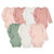 Ecru / Pink / Green