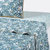 Blau Bedruckt
