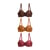 Rouge Bordeaux/Chocolat/Jaune