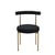 Velours Noir Pieds Or