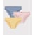 Blauw + roze + geel