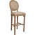 Bois Naturel Et Tissu Beige