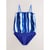 Rayures Tie-Dye Bleues