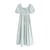 Imprimé Floral À Petites Fleurs Blanc/Bleu