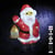 Décoration Lumineuse Extérieur Père Noël Avec Lanterne – 40 LEDs – H30 Cm – Transformateur Inclus – Pour Un Noël Féerique