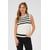 Blanc/Noir Rayures Chalk/Black Deep Stripe