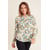Chemisier Femme Bréal Taille 44 - Rayures Gris/Noir, Manches 3/4, Coton, Occasion Impeccable