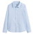 Gestreept wit blauw