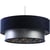 Velours Bleu Marine Et Argenté Intérieur Décor Multicolore
