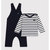 Navy blue/white