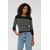 Noir Blanc Black W Chalk Stripe