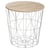 Table d'appoint stoa beige 40x40cm STOA