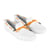 Blanc Et Orange Fluo